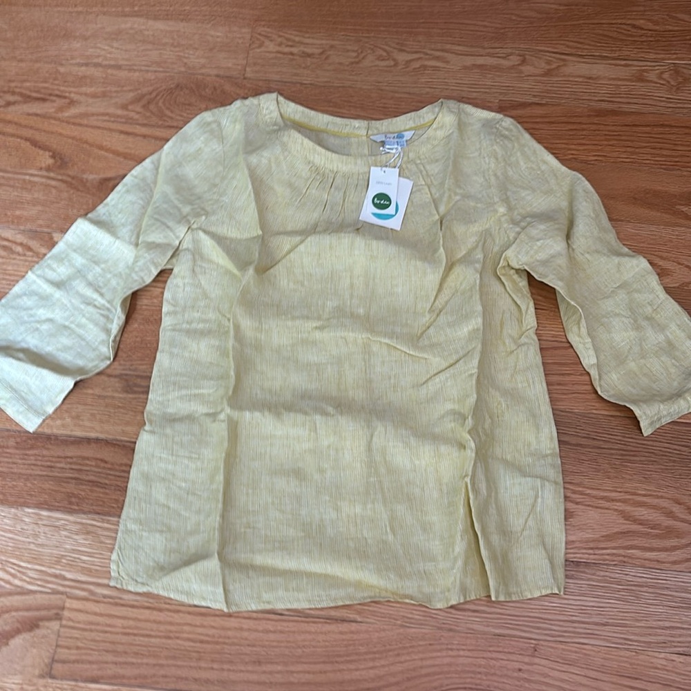 Boden Women’s Linen Back Buttondown Shirt